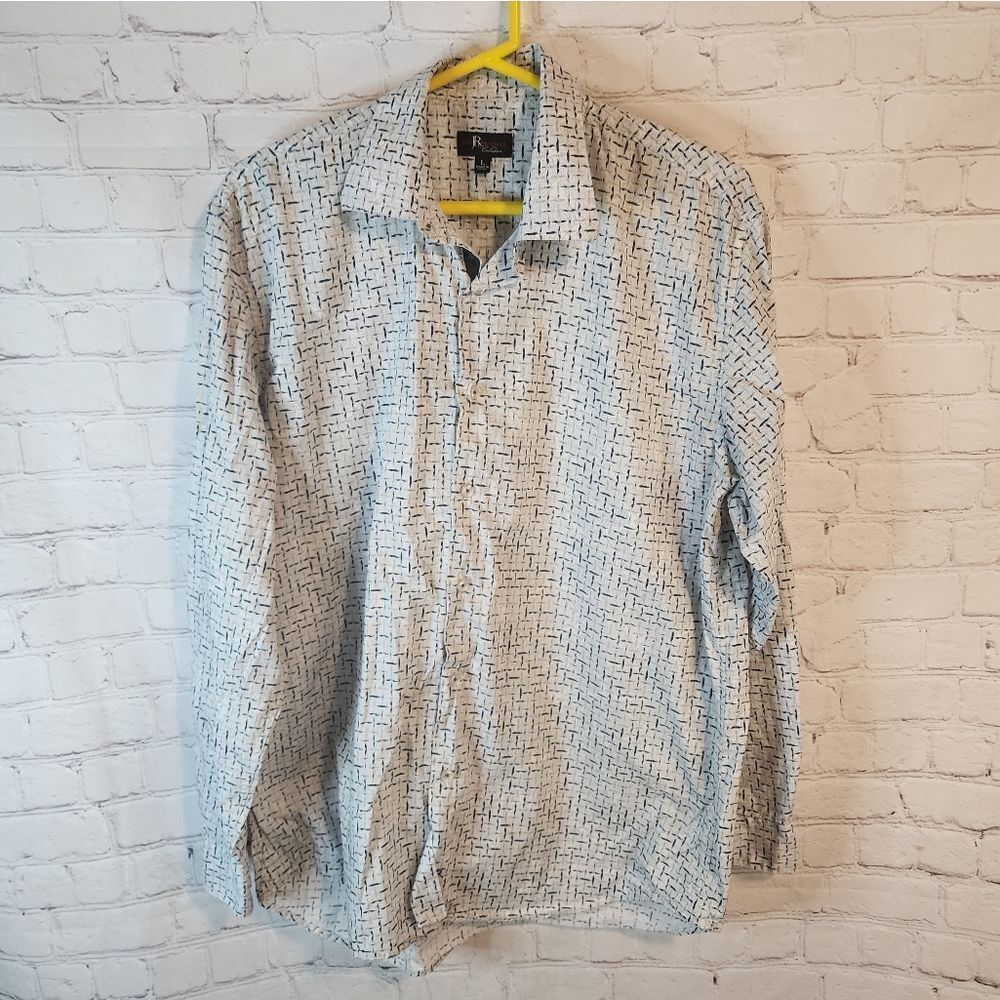 Men's Jon Randall longsleeve button-down shirt, size Large
